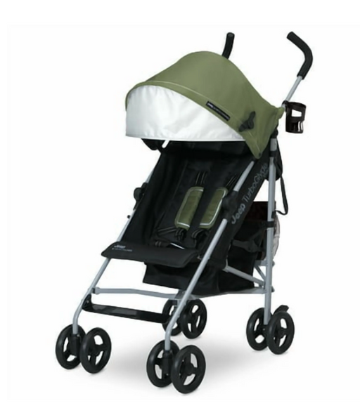 Shop Delta Children Jeep TurboGlyde Plus Stroller, 2023, Green at GoodBuy Gear