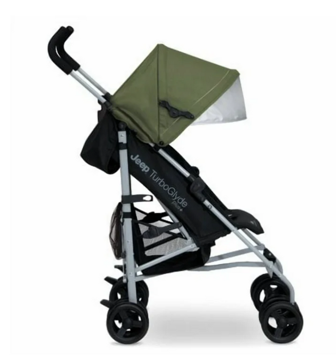 Delta Children Jeep TurboGlyde Plus Stroller, 2023, Green