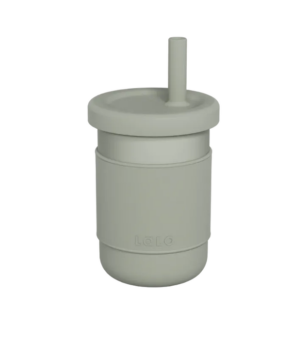 Lalo Stainless Toddler Cup, Sage