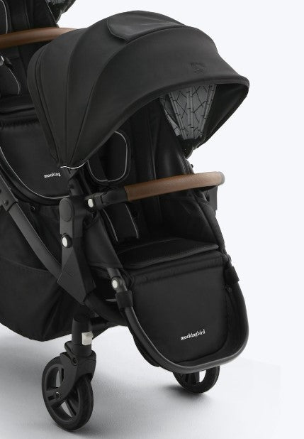 Shop Mockingbird 2nd Seat Kit 3.0, Charcoal with Penny Leather, Black Windowpane at GoodBuy Gear
