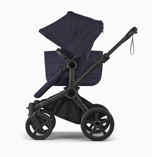 Bugaboo Donkey 6 2-in-1 Stroller, 2026, Black Frame, Deep Indigo, Deep Indigo
