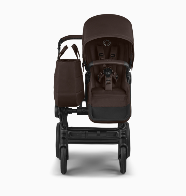 Bugaboo Donkey 6 2-in-1 Stroller, 2026, Black Frame, Cocoa Brown, Cocoa Brown