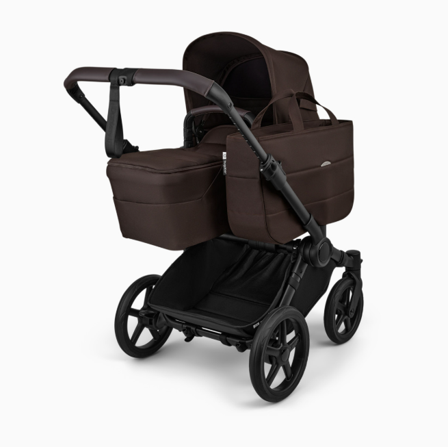 Bugaboo Donkey 6 2-in-1 Stroller, 2026, Black Frame, Cocoa Brown, Cocoa Brown