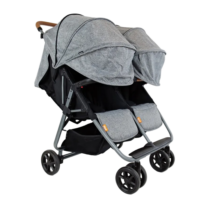 Zoe Twin+ XL2 Stroller, 2025, Grey