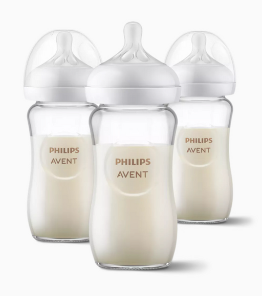 Shop Philips Avent Natural Glass Baby Bottles, 8oz, 3 Pack at GoodBuy Gear