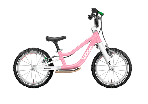 Shop Woom GO 1 Plus Balance Bike, Powder Pink at GoodBuy Gear