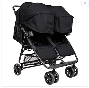 Zoe Twin+ XL2 Stroller, Black, 2025