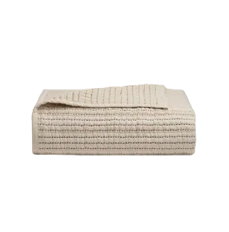 Crane Baby Oasis Coastal Stitch Quilted Bedspread, King