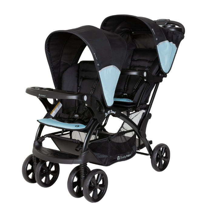 Baby Trend Sit N Stand Double Stroller, Desert Blue, 2025