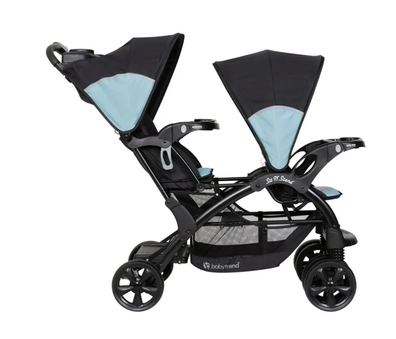Baby Trend Sit N Stand Double Stroller, Desert Blue, 2025