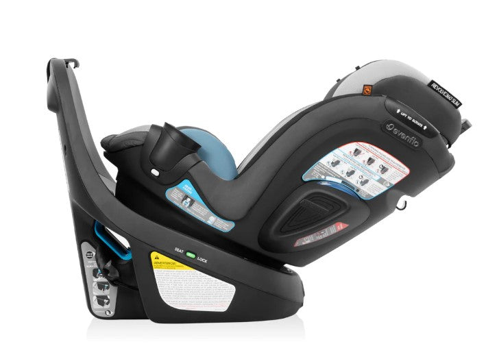 Evenflo Revolve 360 Slim 2-in-1 Rotational Car Seat Without SensorSafe, Stow, 2025