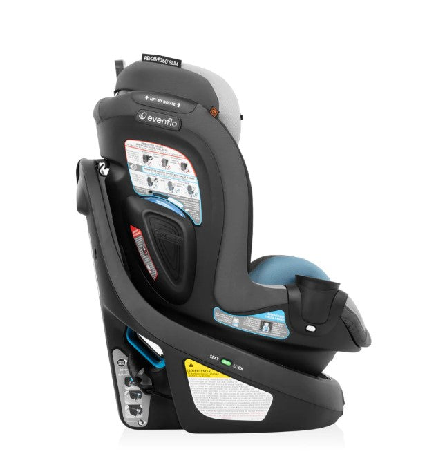 Evenflo Revolve 360 Slim 2-in-1 Rotational Car Seat Without SensorSafe, Stow, 2025