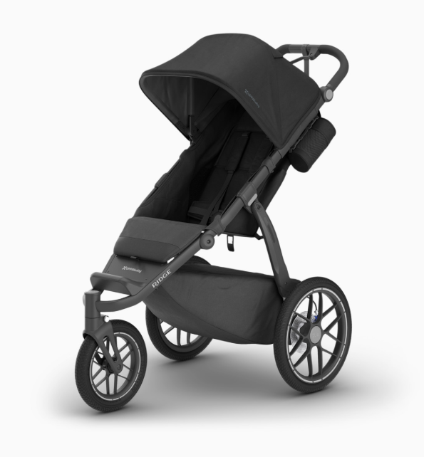 UPPAbaby RIDGE V2 Jogging Stroller, 2025, James (Black/Carbon Frame)
