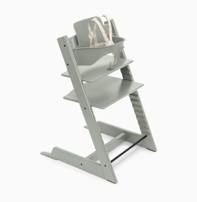 Stokke Tripp Trapp High Chair With Baby Set, 2, Glacier Green