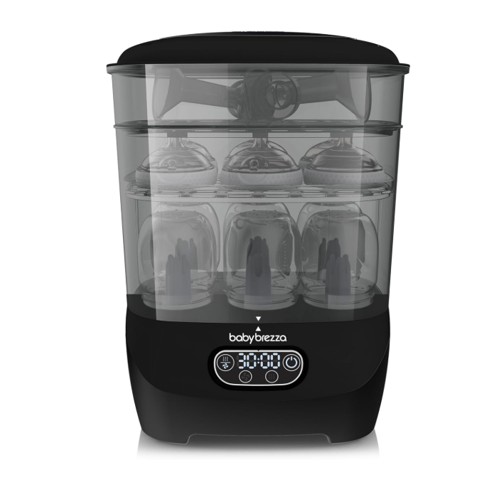Baby Brezza Sterilizer And Dryer Advanced, Black