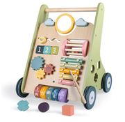 Shop Lol Fun Wooden Baby Push Walker, Green at GoodBuy Gear