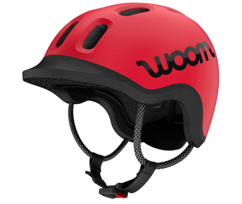 Woom Ready Kids Helmet, Small, Woom Red, Without Light