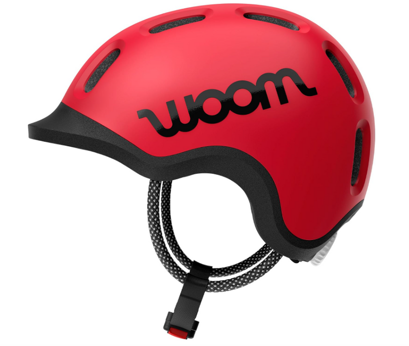 Woom Ready Kids Helmet, Small, Woom Red, Without Light