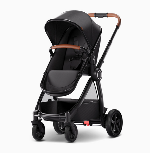 Shop Mompush Ultimate 2 Baby Stroller Only, 2024, Black with Black Frame at GoodBuy Gear
