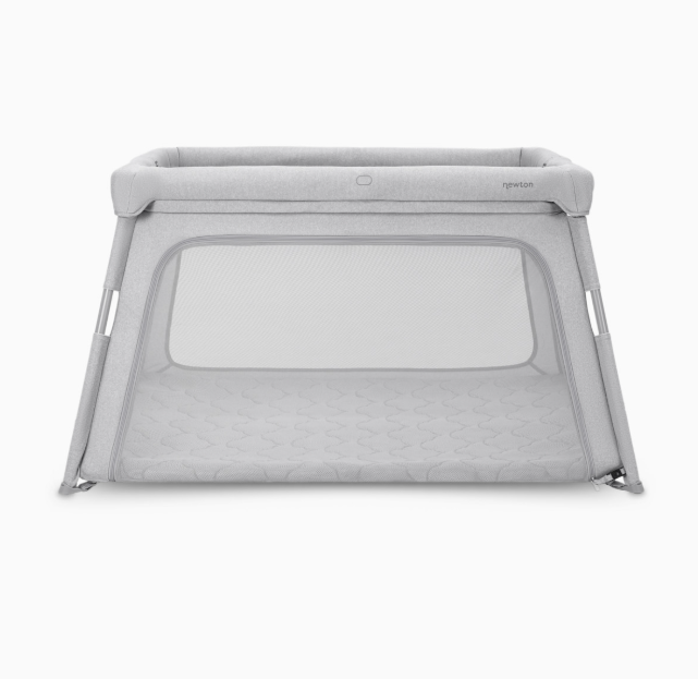 Newton Travel Crib and Playard, Grey, 2024, Deluxe