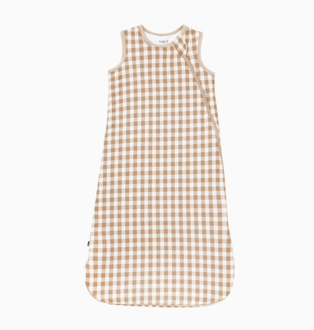 Kyte Baby Sleep Bag TOG 1.0, Small( 14-20 pounds), Gingham Bisque