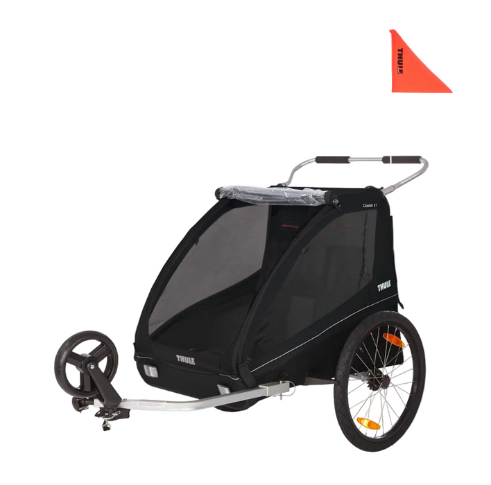 Thule Coaster XT Bike Trailer, 2025, Black