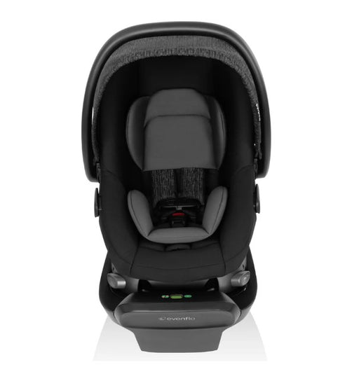 Shop Evenflo Revolve180 LiteMax NXT Rotational Infant Car Seat with SensorySoothe, 2025, Black Shale at GoodBuy Gear