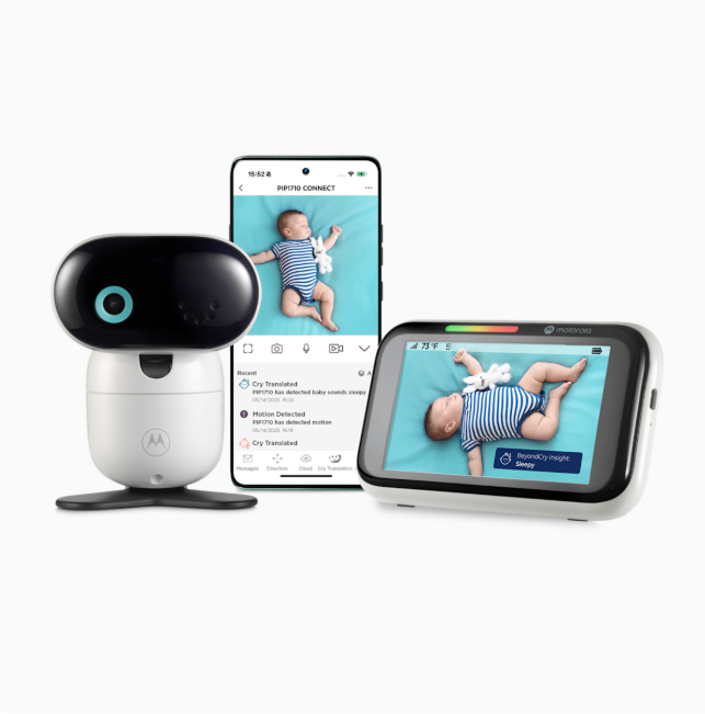 Motorola PIP1710 HD CONNECT Baby Monitor, White