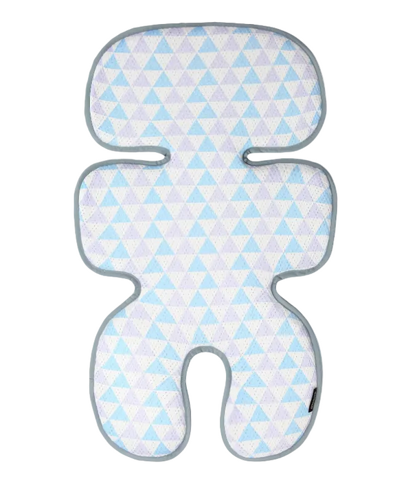 Manito Clean Basic Cool Seat Pad, Triangle Blue/Purple