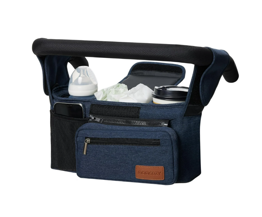 Momcozy Universal Stroller Organizer, Dark Blue