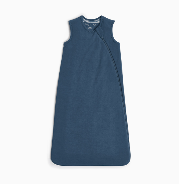Tiny Kind Bamboo Viscose Wearable Sleep Bag, Navy, 1.0 TOG, Medium (6-18 months)