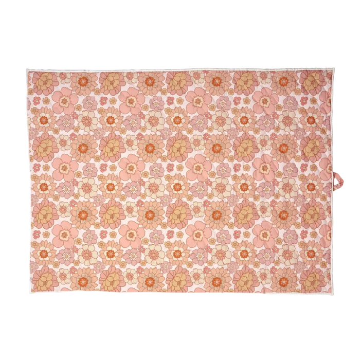 Toki Kids Picnic Blanket, 60"x 84", Bloom