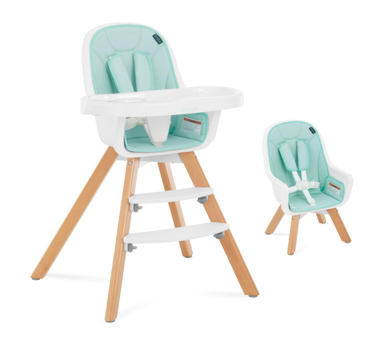 Shop Evolur Zoodle 3-in-1 High Chair, Mint at GoodBuy Gear
