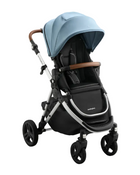 Shop Mockingbird Single 3.0 Stroller, 2026, Silver with Penny Leather, Stone Blue at GoodBuy Gear