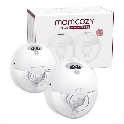 Shop Momcozy All-in-one M5 Double Wearable Breast Pump, Quill Grey at GoodBuy Gear