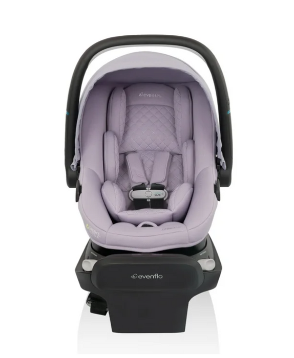 Evenflo Revolve180 LiteMax NXT Rotational Infant Car Seat with SensorySoothe, Agate, 2025