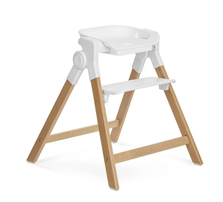 Evolur Tiny Throne 2 in 1 Highchair, Grapefruit Pink