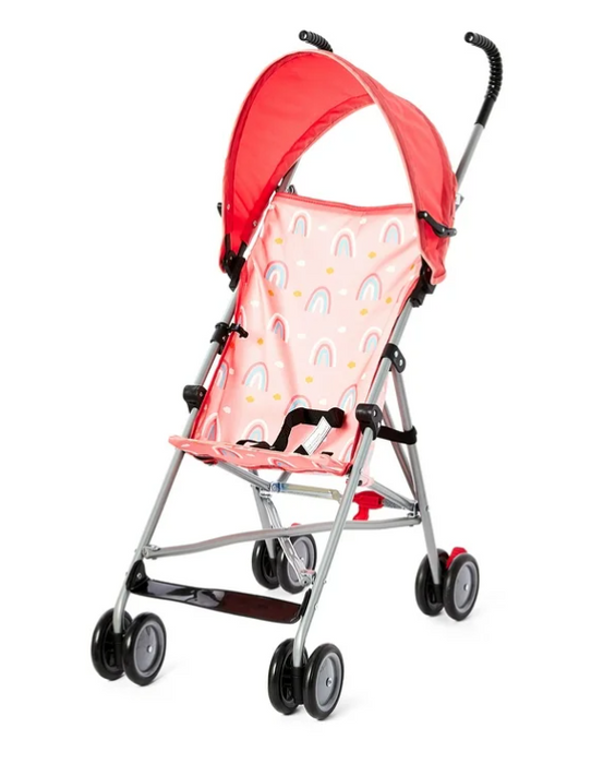 Parent’s Choice Baby Umbrella Stroller, Rainbow Pink