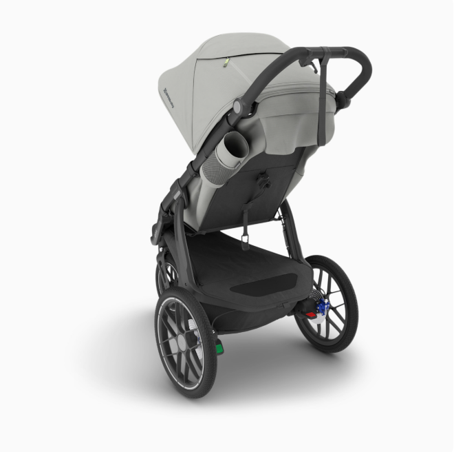 UPPAbaby RIDGE V2 Jogging Stroller, 2025, Savannah (Pearl Grey/Carbon Frame)