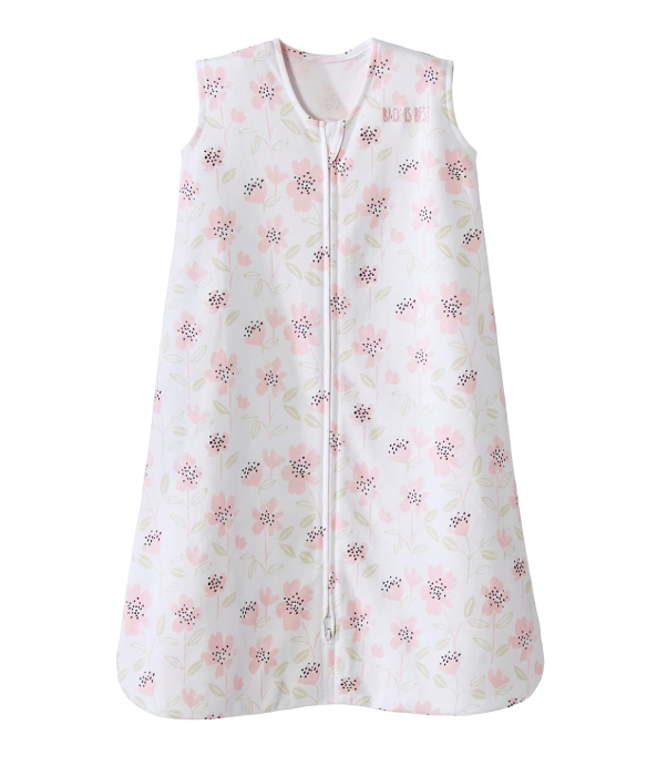 Halo Cotton Sleepsack, Blush Wildflower, Large