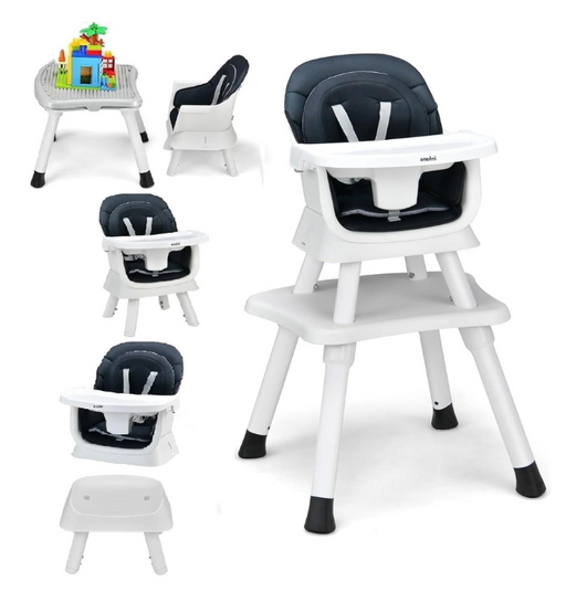 Shop Infans 8 in 1 Convertible Baby High Chair, Black at GoodBuy Gear