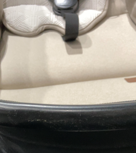 Evenflo Shyft Intuiti+ Stroller, 2025, Champagne, Green & Gentle Fabric