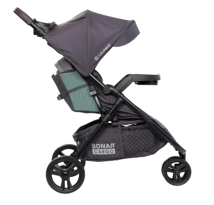 Baby Trend Sonar Cargo 3-Wheel Travel System Stroller, 2024, Desert Sage