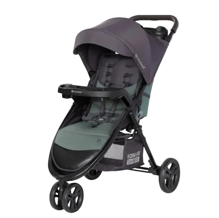 Baby Trend Sonar Cargo 3-Wheel Travel System Stroller, 2024, Desert Sage