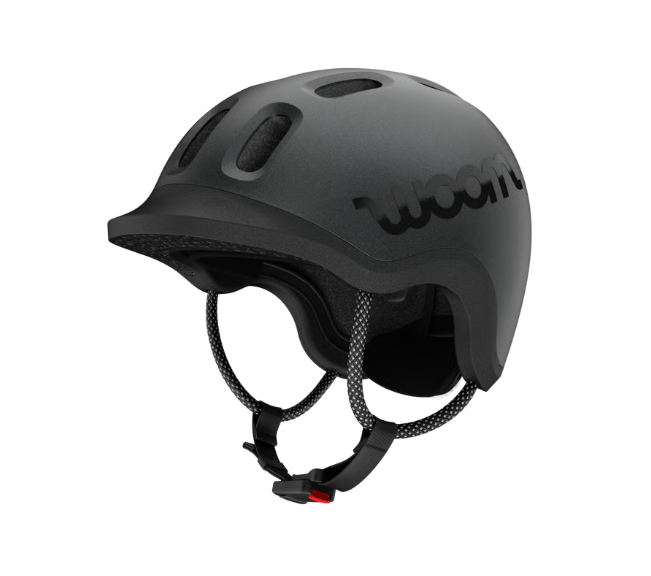 Woom Ready Kids Helmet, XSmall, Charcoal Metallic, Without Light