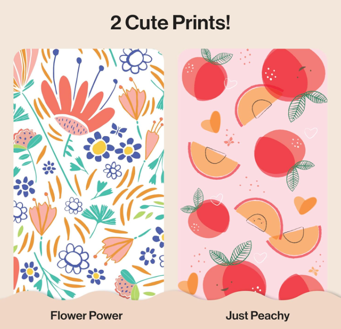 Honest Company Clean Conscious Diapers Pack, 62 Count, Just Peachy + Flower Power, Size 3