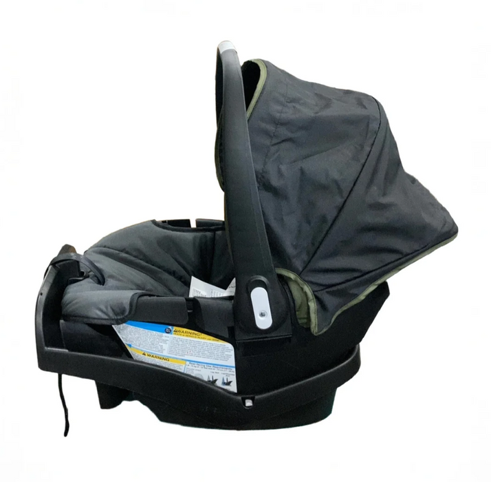 Evenflo Nurturemax Infant Car Seat, 2025, Black/Green/Gray