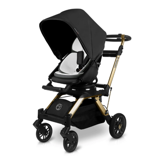 Shop Orbit Baby G5 Stroller, 2023, Black, Gold at GoodBuy Gear