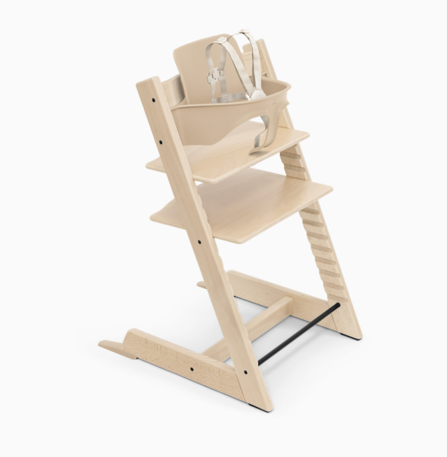 Stokke Tripp Trapp High Chair With Baby Set, Natural, 2