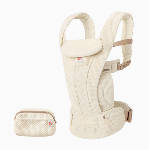 Shop Ergobaby Omni Deluxe Baby Carrier, Luminous ivory, Mesh at GoodBuy Gear
